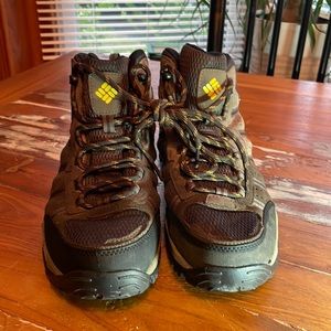 Columbia hiking boots.  Brown size 9 1/2